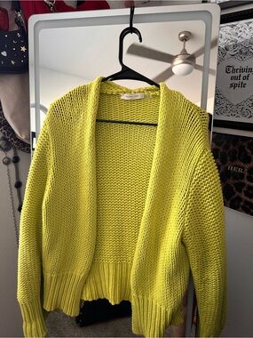 Chunky Knit Sweater Cardigan